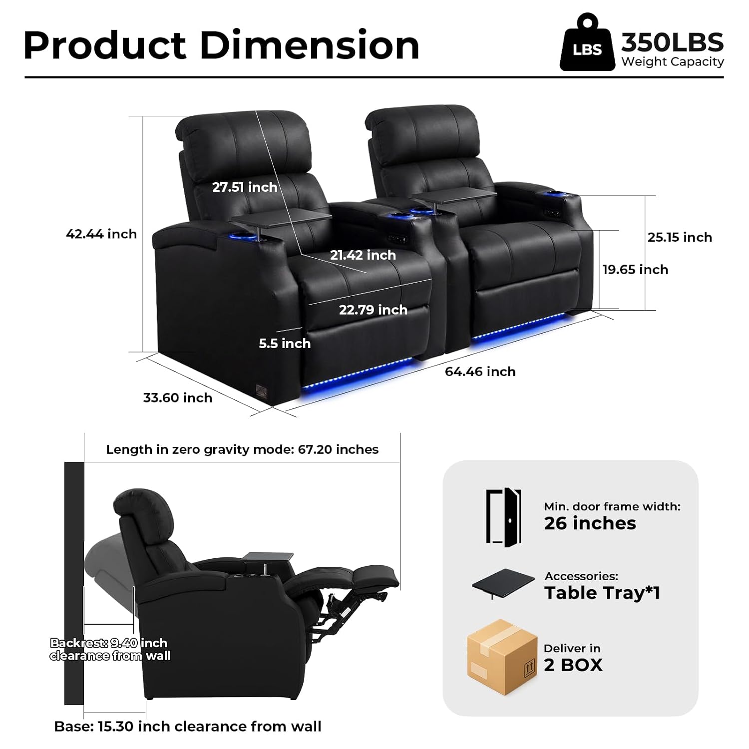 كرسي استرخاء مسرح منزلي من الج - مراجعة Home Cinema Chairs وسعره