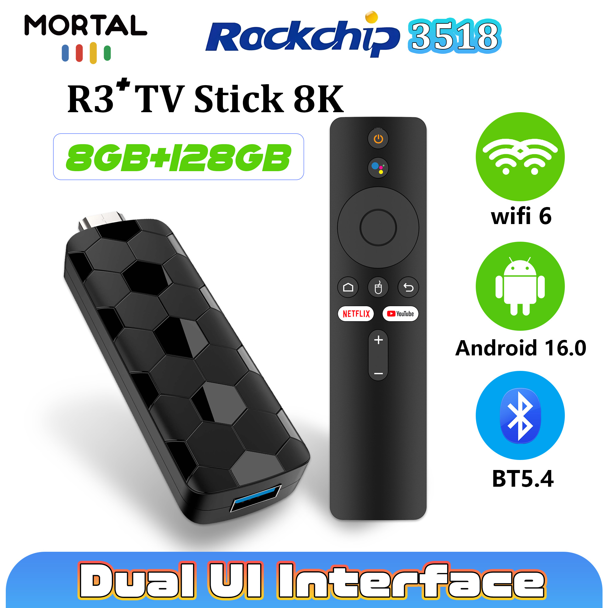 جهاز Mortal R3+ TV Stick يعمل  - مراجعة Home Cinema Tv وسعره