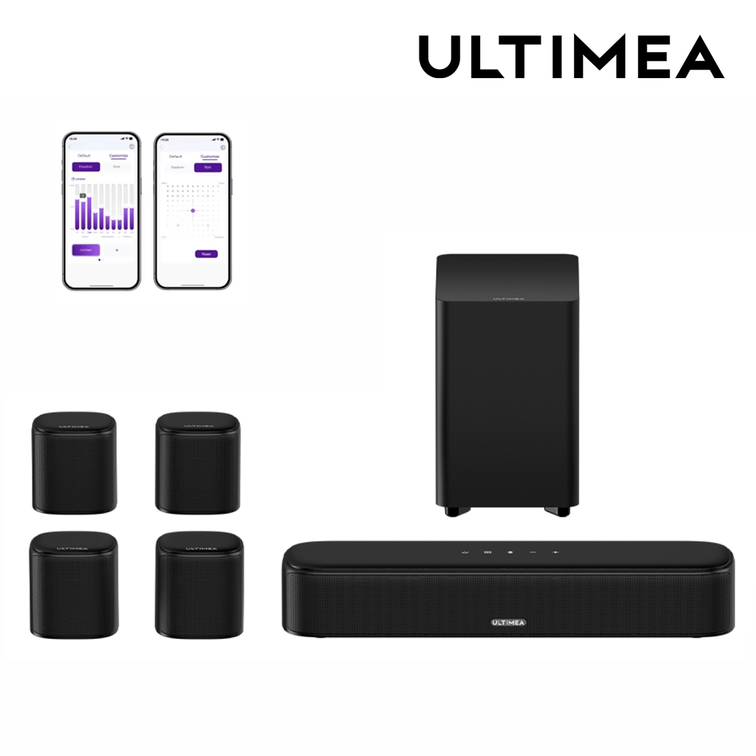 نظام ULTIMEA 7.1 قناة Sound Ba - مراجعة Home Cinema Tv وسعره